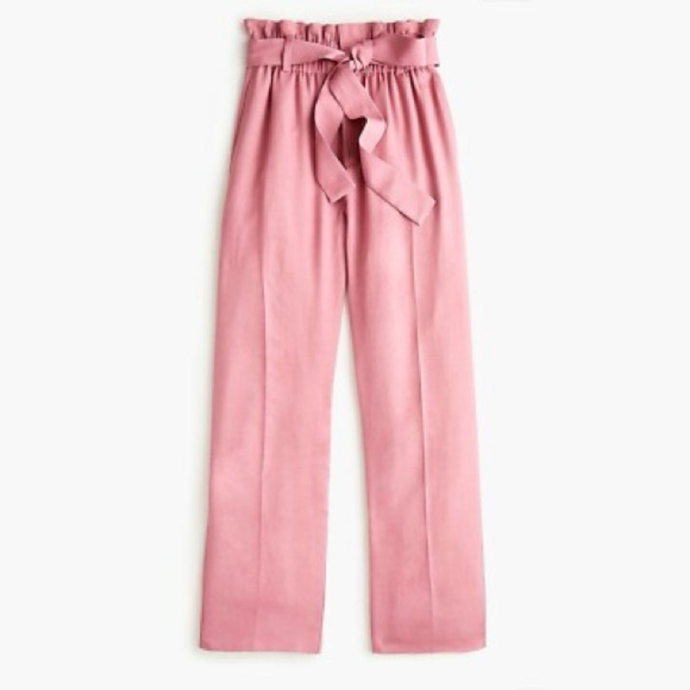 Point sur pink paper‎ bag trousers 2
